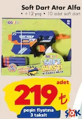 GOKIDY OYUNCAK SOFT DART ATAR ALFA fiyat ve kampanya bilgisi